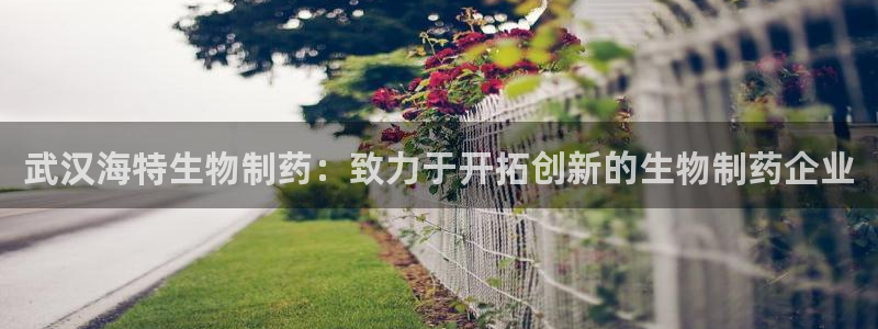 ag九游老哥俱乐部：武汉海特生物制药：致力于开拓创新的生物制药企业