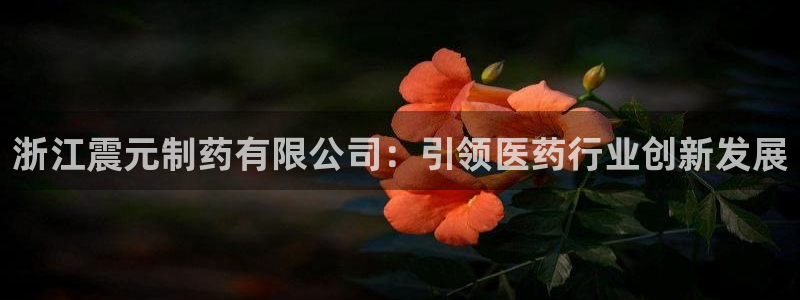 老哥吧九游会：浙江震元制药有限公司：引领医药行业创新发展