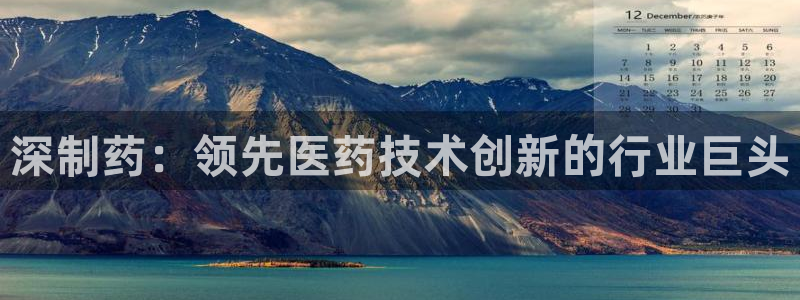 九游老哥俱乐部登录：深制药：领先医药技术创新的行业巨头