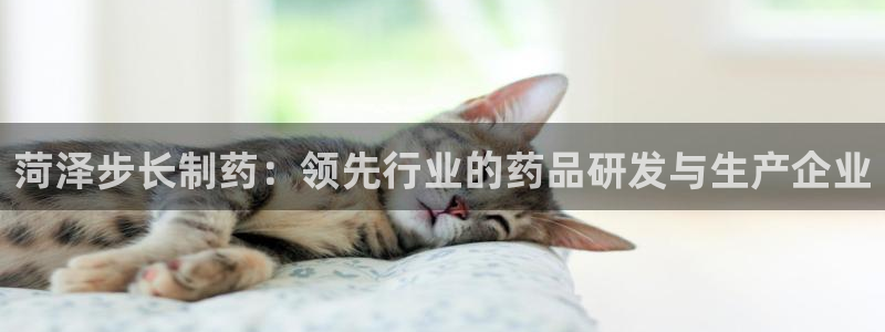 老哥吧九游会：菏泽步长制药：领先行业的药品研发与生产企业