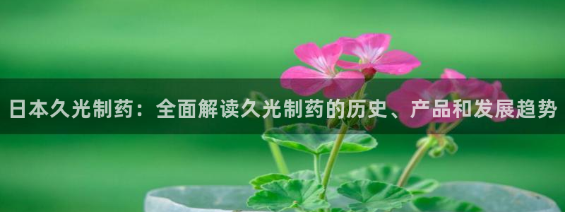 usdt九游会老哥俱乐部：日本久光制药：全面解读久光制药的历史、产品和发展趋势