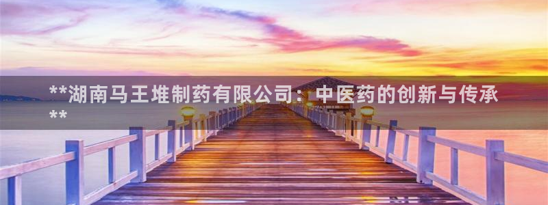 九游老哥俱乐部官网登录入口：**湖南马王堆制药有限公司：中医药的创新与传承
**