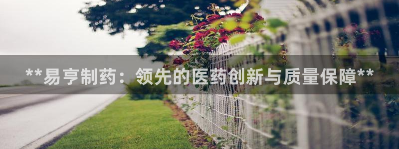 九游老哥俱乐部官网登录网址：**易亨制药：领先的医药创新与质量保障**