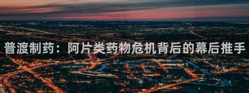 九游会老哥俱乐部官网首页：普渡制药：阿片类药物危机背后的幕后推手