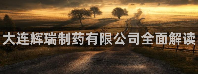 九游老哥俱乐部登录：大连辉瑞制药有限公司全面解读