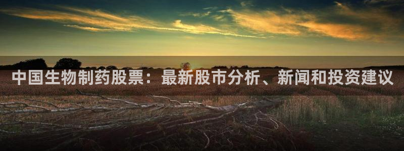 九游老哥俱乐部官网登录不了：中国生物制药股票：最新股市分析、新闻和投资建议