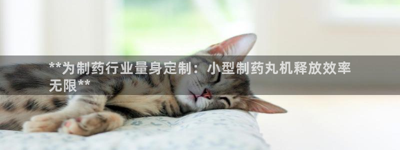 九游会老哥俱乐部官网：**为制药行业量身定制：小型制药丸机释放效率
无限**