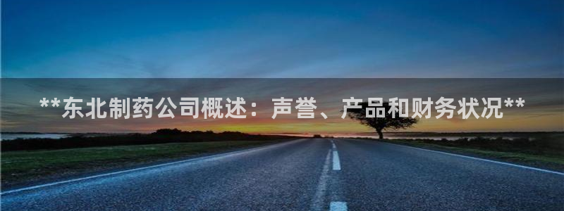 ag九游会老哥俱乐部：**东北制药公司概述：声誉、产品和财务状况**