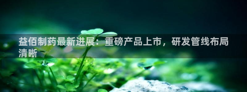 九游会老哥俱乐部官方网站：益佰制药最新进展：重磅产品上市，研发管线布局
清晰